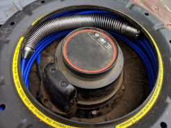 Alternative view of Patriot “Micro” Blue Sewer Camera Push Rod