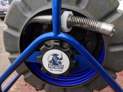 Alternative view of Patriot “Mini” Blue Sewer Camera Push Rod