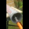4 Inch Steel Pipe Being Cleaned